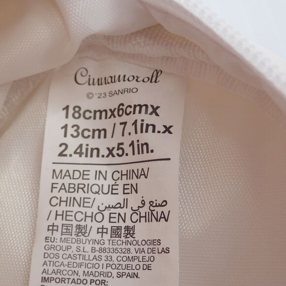 Sanrio x Miniso White Blue Cinnamoroll Dog Fanny Pack With Belt - Picture 8 of 8